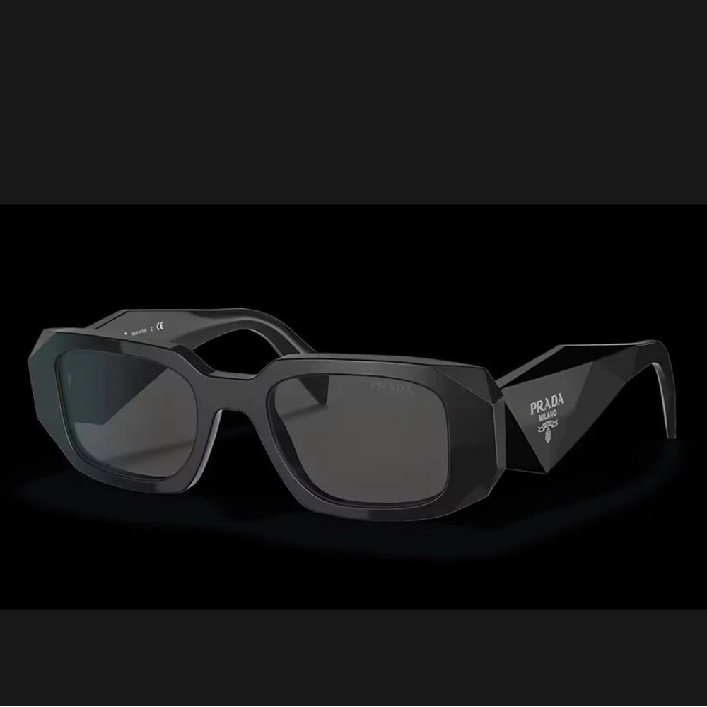 PRADA black frame Sunglasses Model: SPR17W-F 1AB-5S0